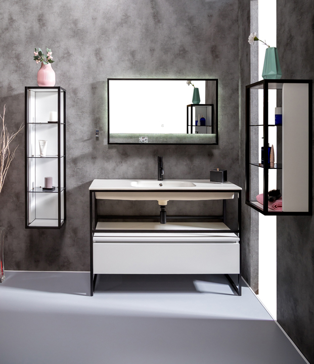 Тумба под консоль 120 см ArmadiArt Loft 894-120-W